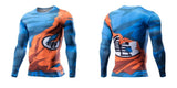 Son Goku Damaged Gi | Long Sleeve Shirt | Workout Fitness Gear | Dragon Ball Super