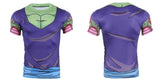 Piccolo Training Gi | Body Building Short Sleeve Shirt | Fitness Workout | Dragon Ball Super