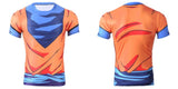 Son Goku Battle Gi | Body Building Short Sleeve Shirt | Fitness Workout | Dragon Ball Super