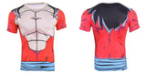 Super Saiyan 4 Goku | Body Building Short Sleeve Shirt | Fitness Workout | Dragon Ball Super