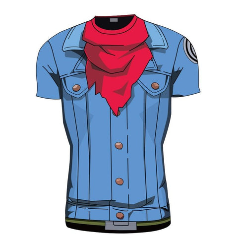 Future Trunks | Long Sleeve Shirt | Workout Fitness Gear | Dragon Ball Super