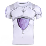 Frieza Final Form | Body Building Short Sleeve Shirt | Fitness Workout | Dragon Ball Super