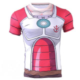 King Vegeta Battle Saiyan Armor | Body Building Short Sleeve Shirt | Fitness Workout | Dragon Ball Super