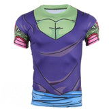 Piccolo Training Gi | Body Building Short Sleeve Shirt | Fitness Workout | Dragon Ball Super