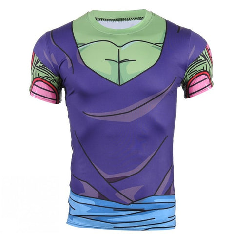 Piccolo Training Gi | Body Building Short Sleeve Shirt | Fitness Workout | Dragon Ball Super