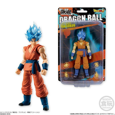 Super Saiyan Blue Son Goku | Shodo Action Figure | Dragon Ball Super