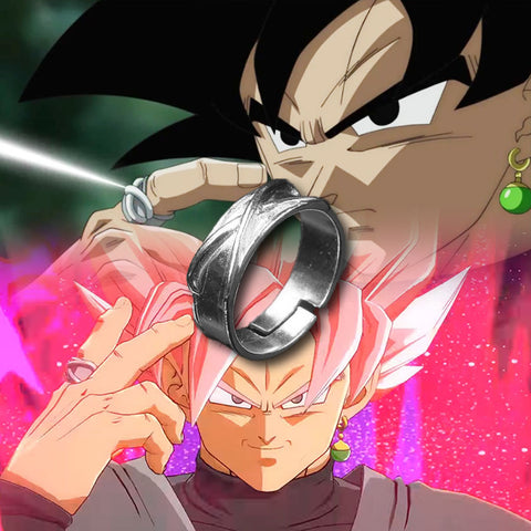 Goku Black's Time Ring | Silver Ring Jewelry | Dragon Ball Super