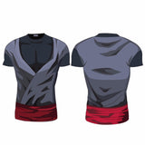 Black Goku Rose | Short Sleeve Shirt | Workout Fitness Gear | Dragon Ball Super