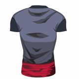 Black Goku Rose | Short Sleeve Shirt | Workout Fitness Gear | Dragon Ball Super