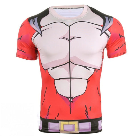 Super Saiyan 4 Vegeta | Body Building Short Sleeve Shirt | Fitness Workout | Dragon Ball Super
