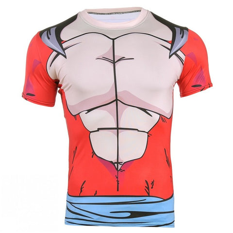 Super Saiyan 4 Goku | Body Building Short Sleeve Shirt | Fitness Workout | Dragon Ball Super