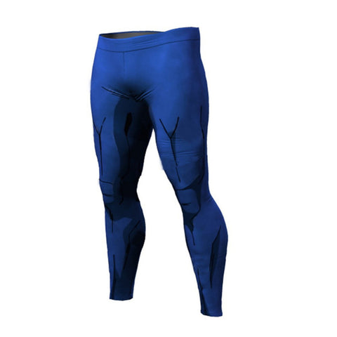 Vegeta Saiyan Under-armor Pants | Long Leg Leggings | Workout Fitness Gear | Dragon Ball Super